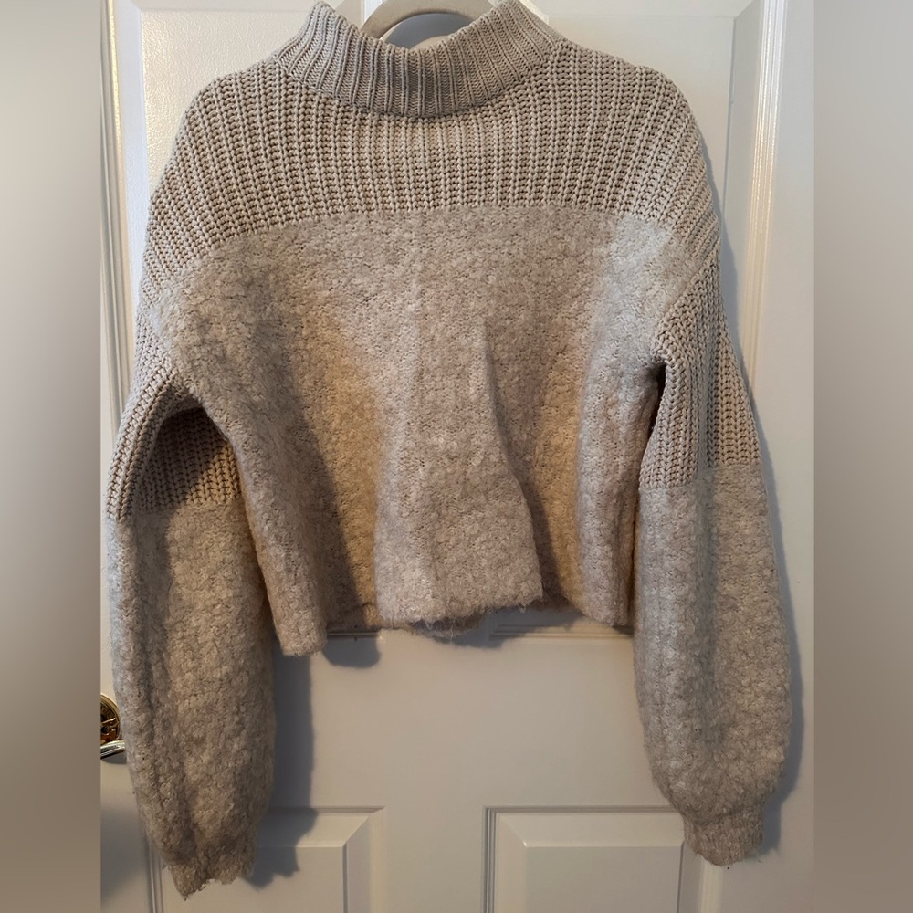 Rebecca Minkoff Taupe Turtleneck Sweater